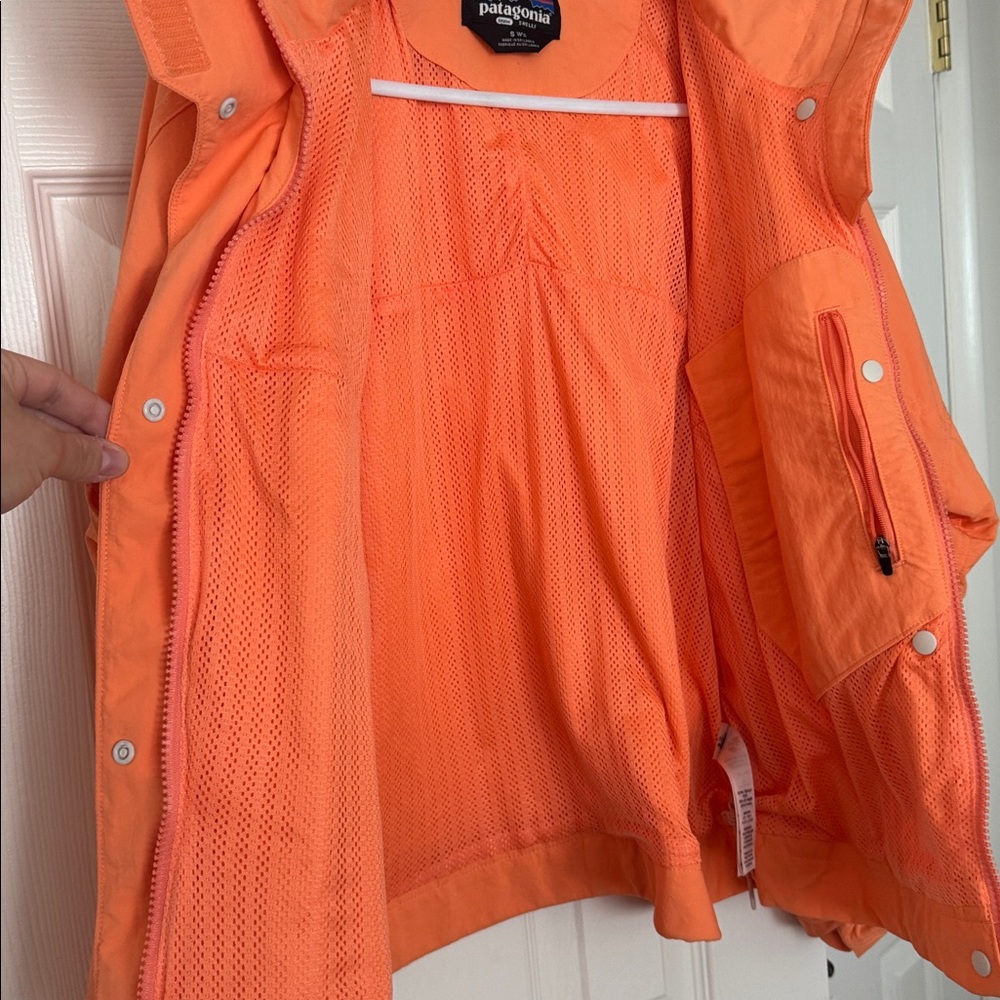 Patagonia Orange Rain Coat - Picture 3 of 4